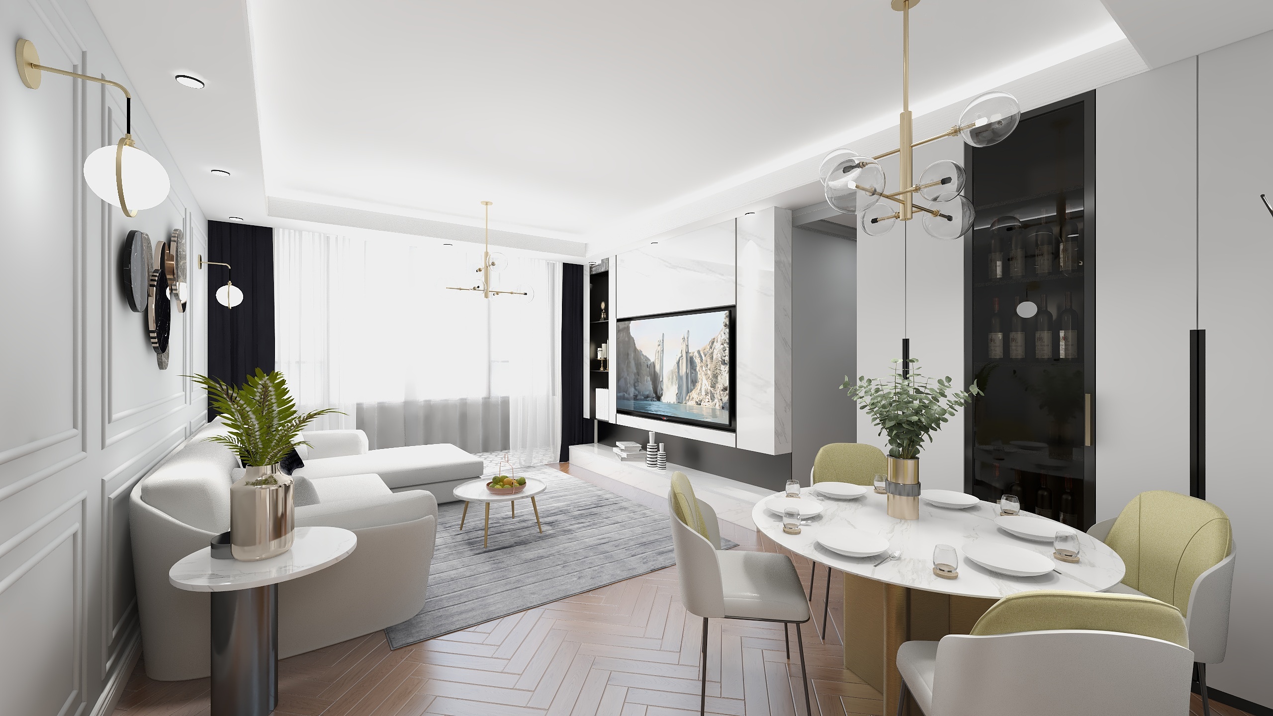 佳elvis-恒大中央公园-Elvis佳设计-装修设计方案