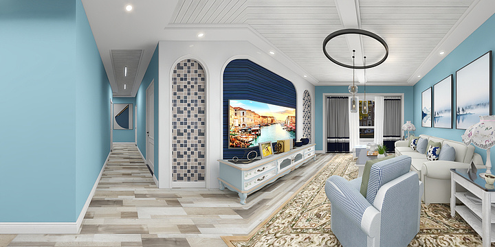 Qw1ko.-地中海--金地天悦132平方-装修设计方案