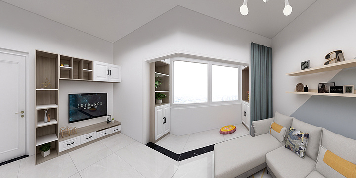 室内家居设计师-梁锦东苑3-2503-装修设计方案