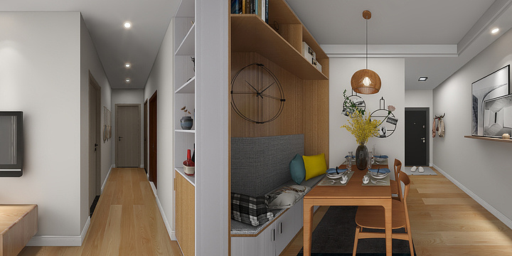 Qw1ko.-日式--南山里91平方-装修设计方案