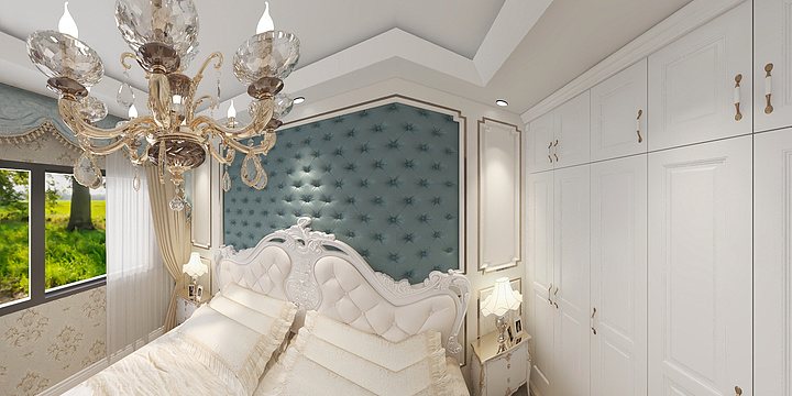 乐艺家豪装饰公司-熊姐新居简欧风格-装修设计方案