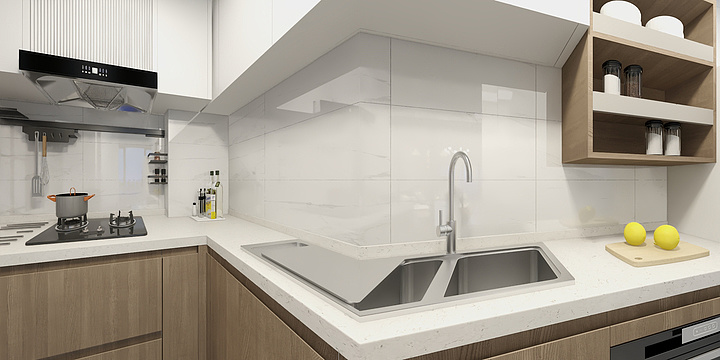 鑫艺装饰A-万兴中央花园3-1-1204-装修设计方案