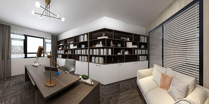 古月hui-办公室平面图-装修设计方案