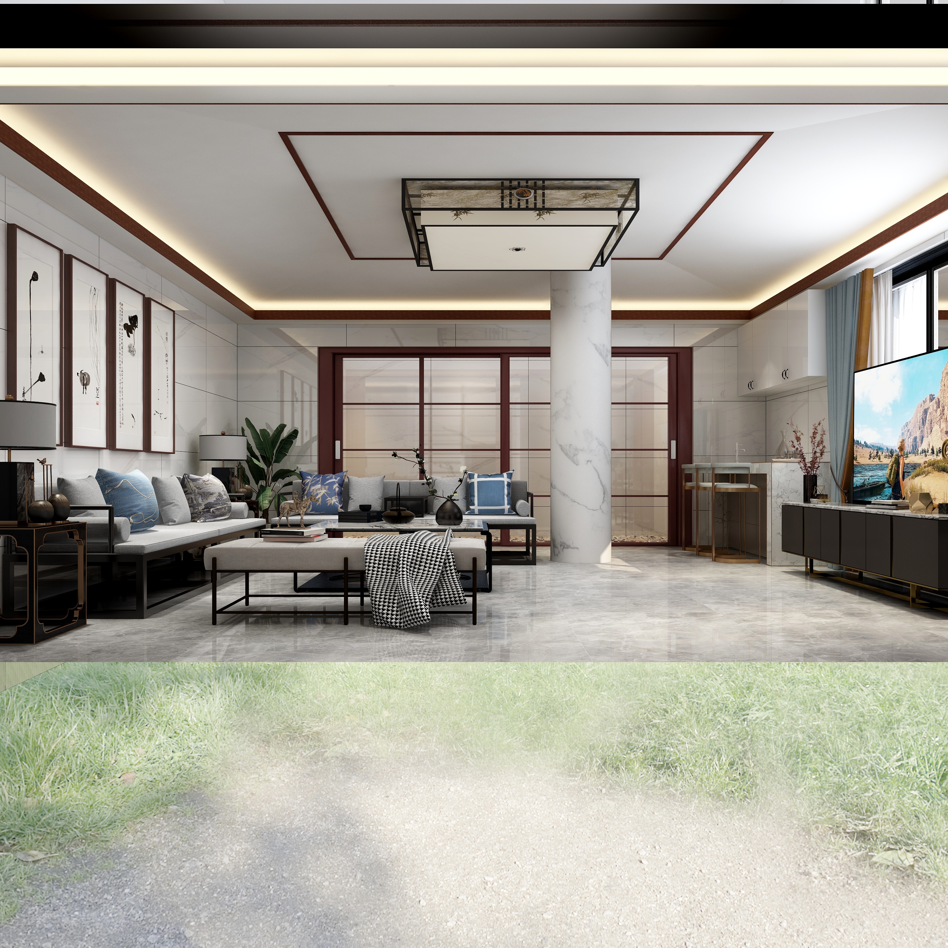 KK设计JIGOU-龙园别墅-装修设计方案