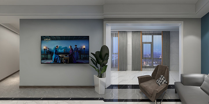 BM首席设计师悟空-宁州府效果图-装修设计方案