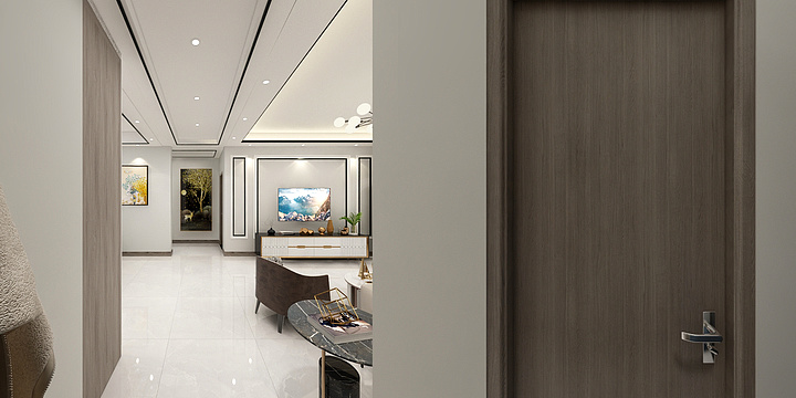 一个爱熬夜的设计小白-城南壹号15-1-1001原始结-装修设计方案