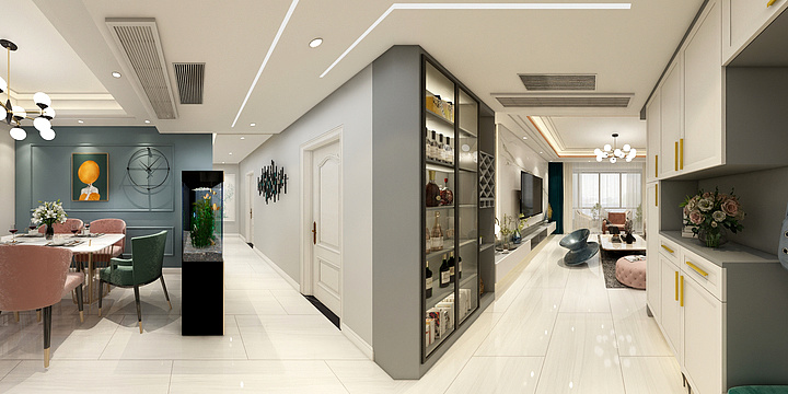 设计燕飞-清水湾6-1-301简约（段先生）-装修设计方案