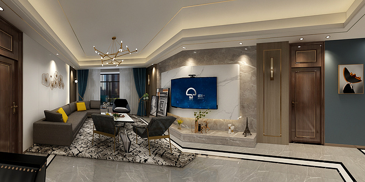 湖州青云装饰设计-爱家华府-装修设计方案