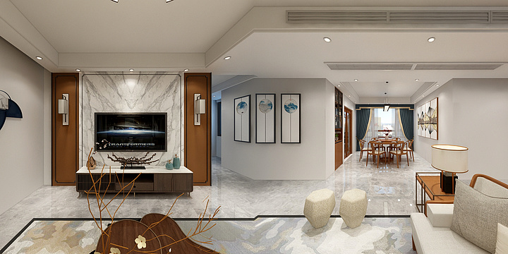 賴先森-宝能城-新中式-装修设计方案