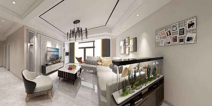 室内设计甘昌奇-锴鑫恒郡2-2-2902001邓总-装修设计方案