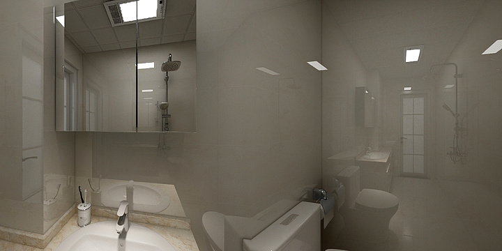 设计师刘俊道-阳光小筑对面效果图-装修设计方案