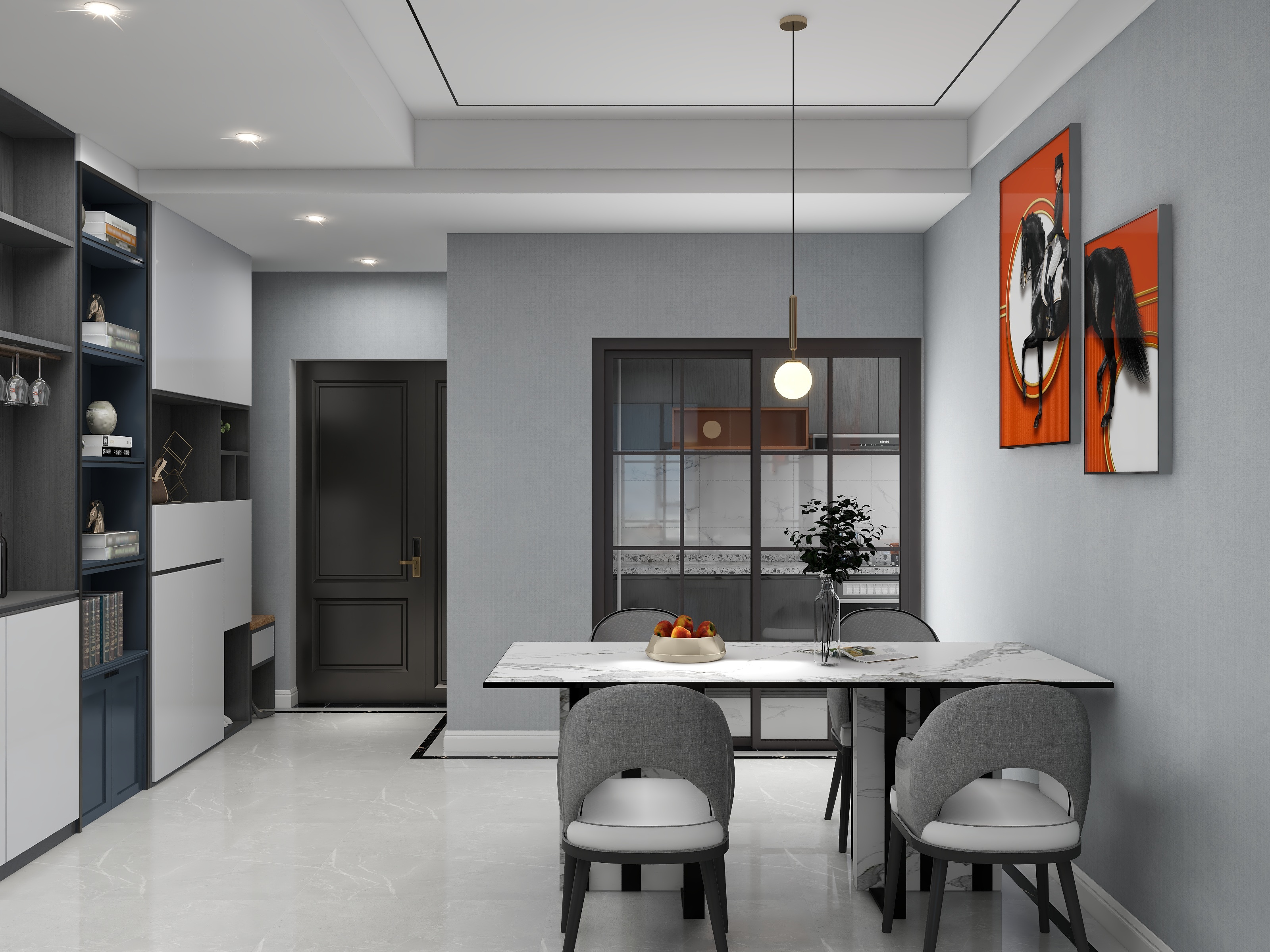 设计师钱华-毕节中鼎华城-装修设计方案