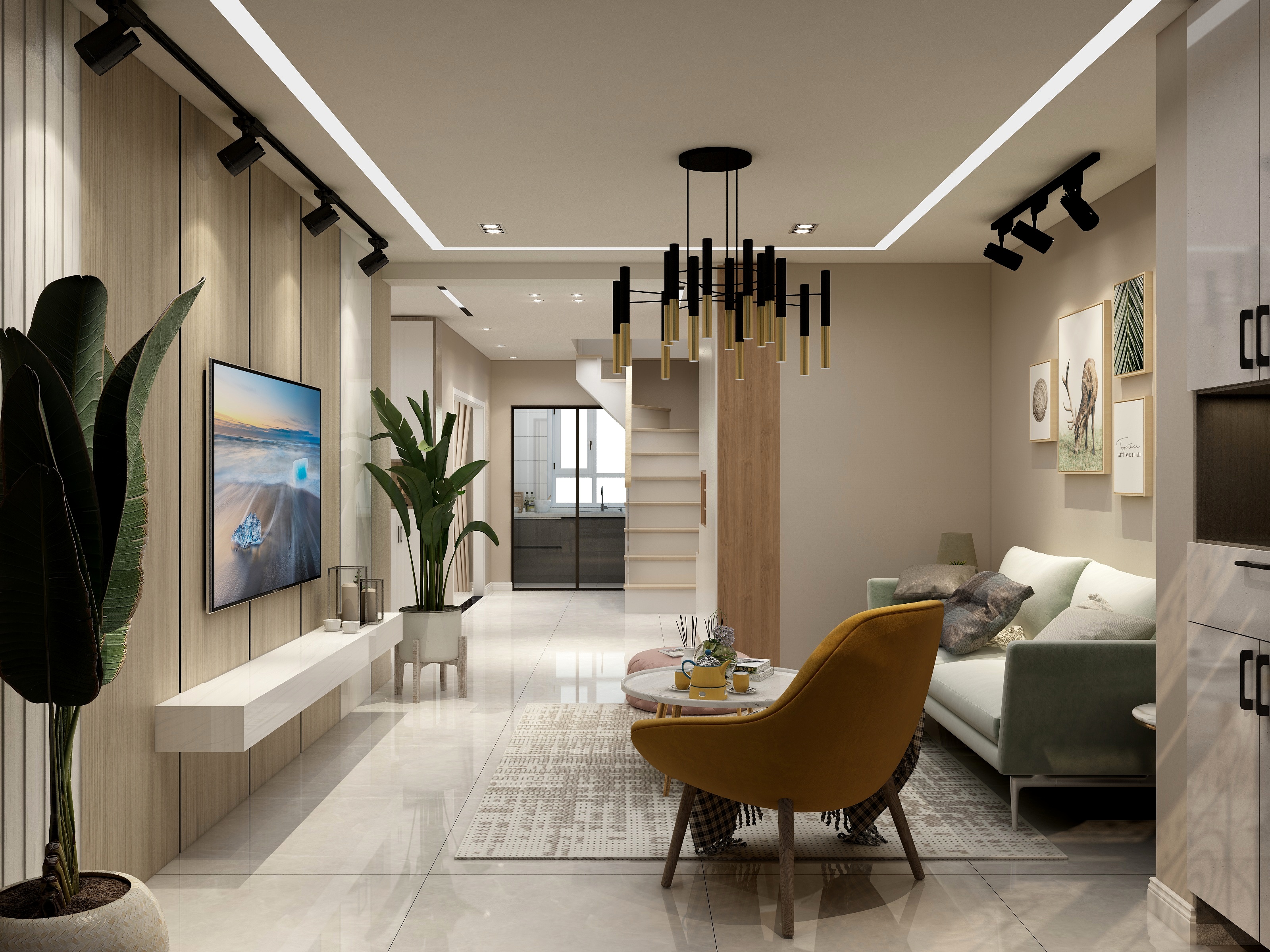 设计师逸轩-现代简约装修效果图