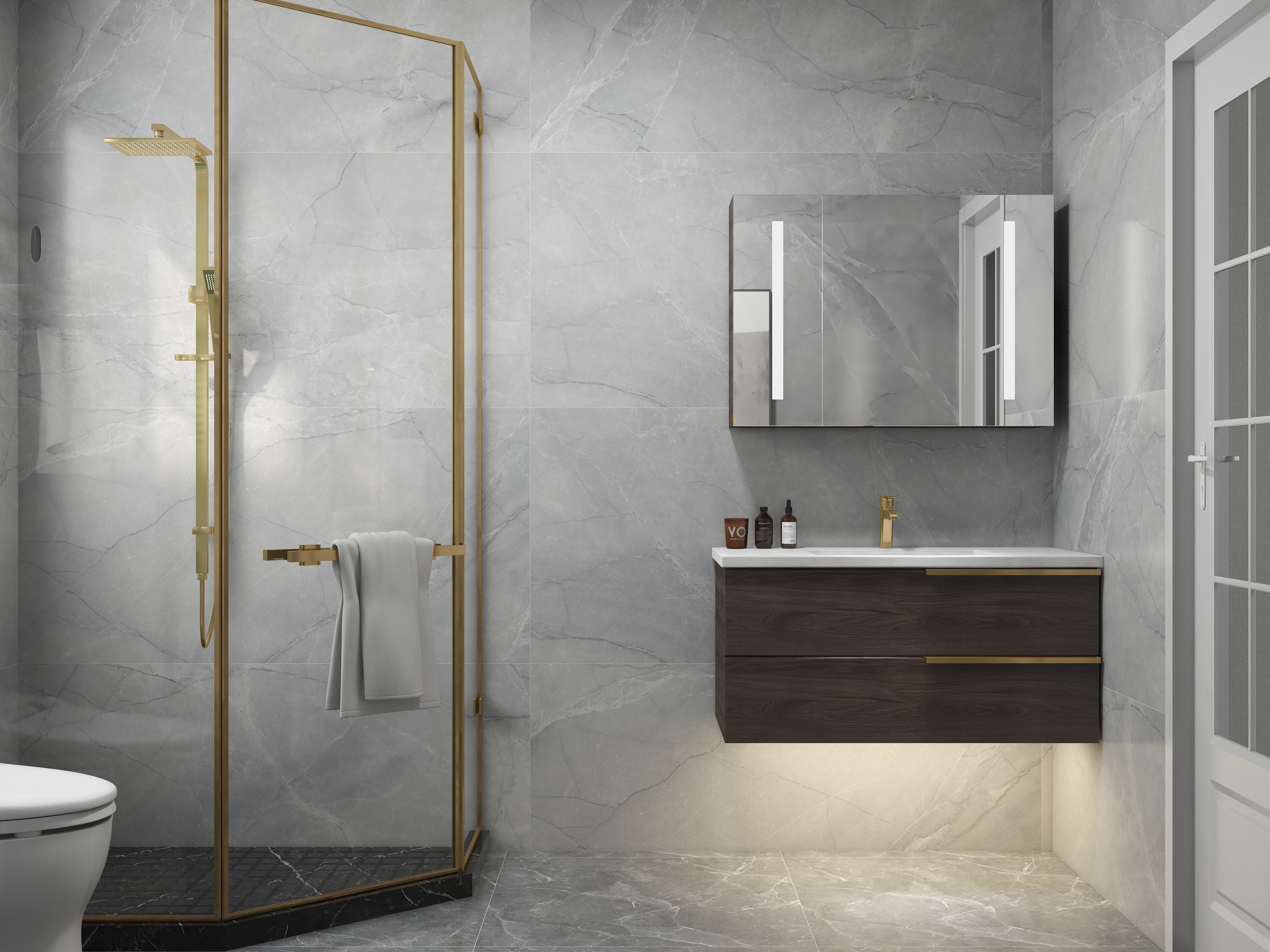 酷渲染Master-121平现代轻奢【酷渲染Master】装修效果图