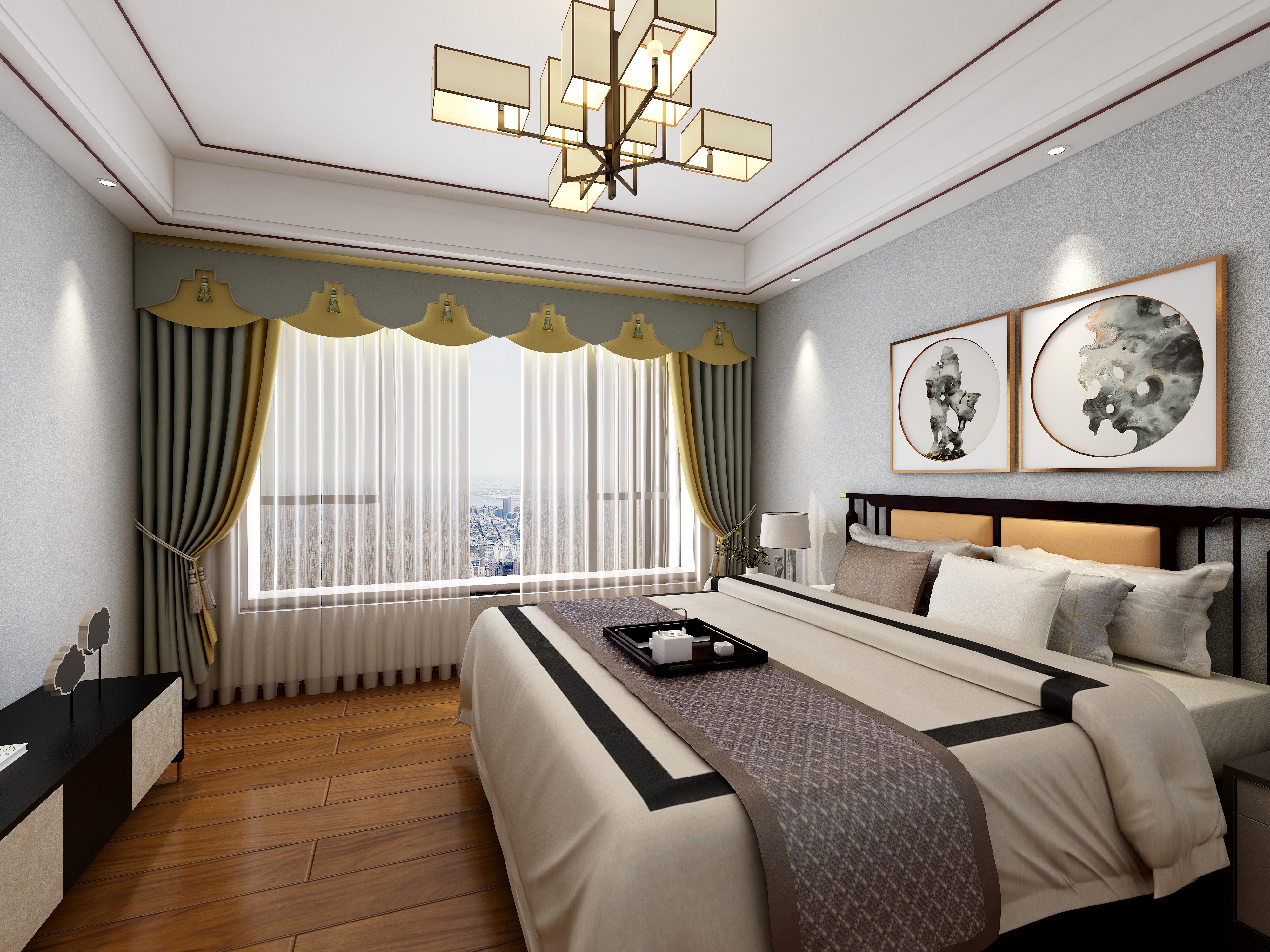 柔然（宿迁）专卖店-恒大华府3-装修设计方案