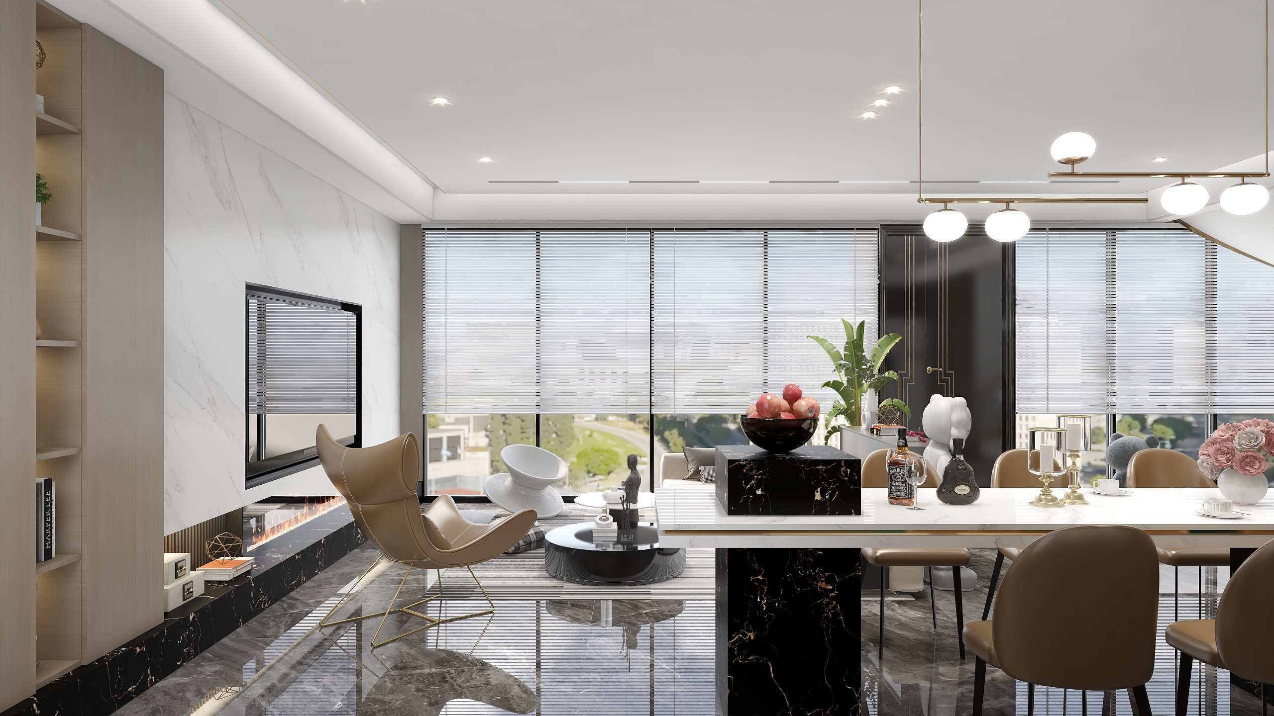 原创设计UBwV-《大艺术家》一现代轻奢LOFT-副本-副本-装修设计方案