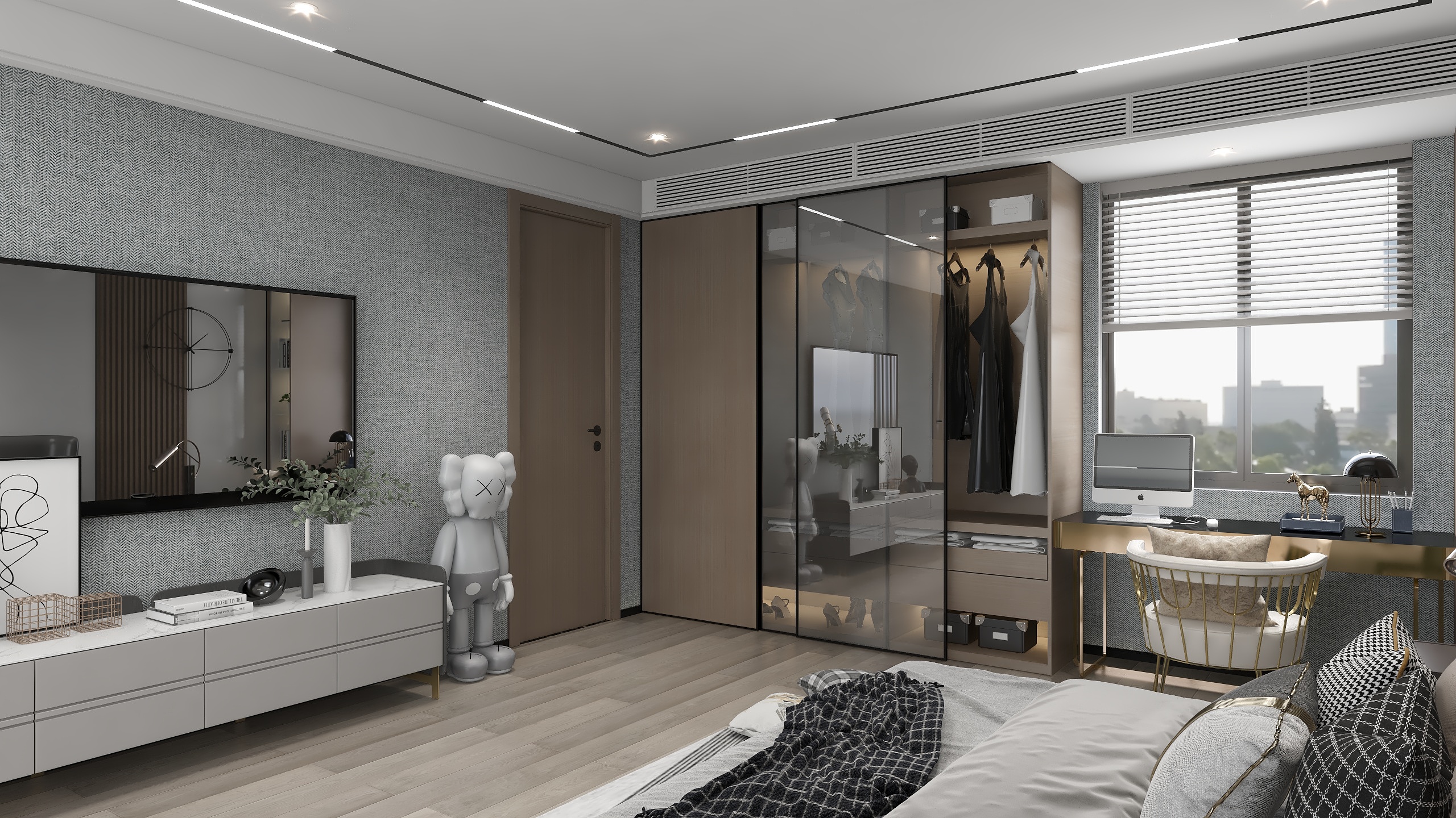 安邸家居设计工作室-《大艺术家》一现代轻奢LOFT装修效果图