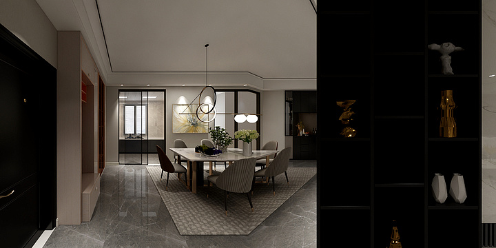 了然丨设计-都市华府3-1-501-装修设计方案