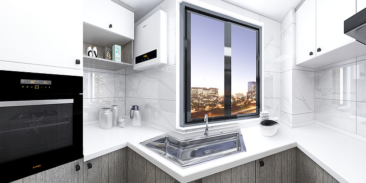 盐城高力国际家居港华利建材门市-恒隆花园7#102-装修设计方案