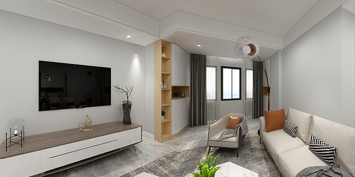 小胖表现-方融天成装饰效果图-装修设计方案