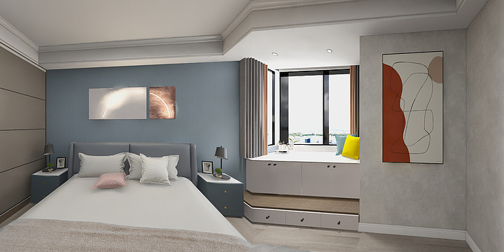 佳禾室内设计工作室-翡翠湾-现代风-装修设计方案