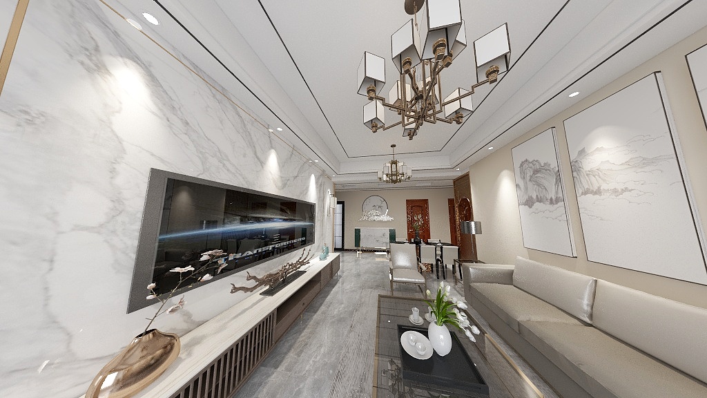 设计师王成-绿地城中式定-装修设计方案