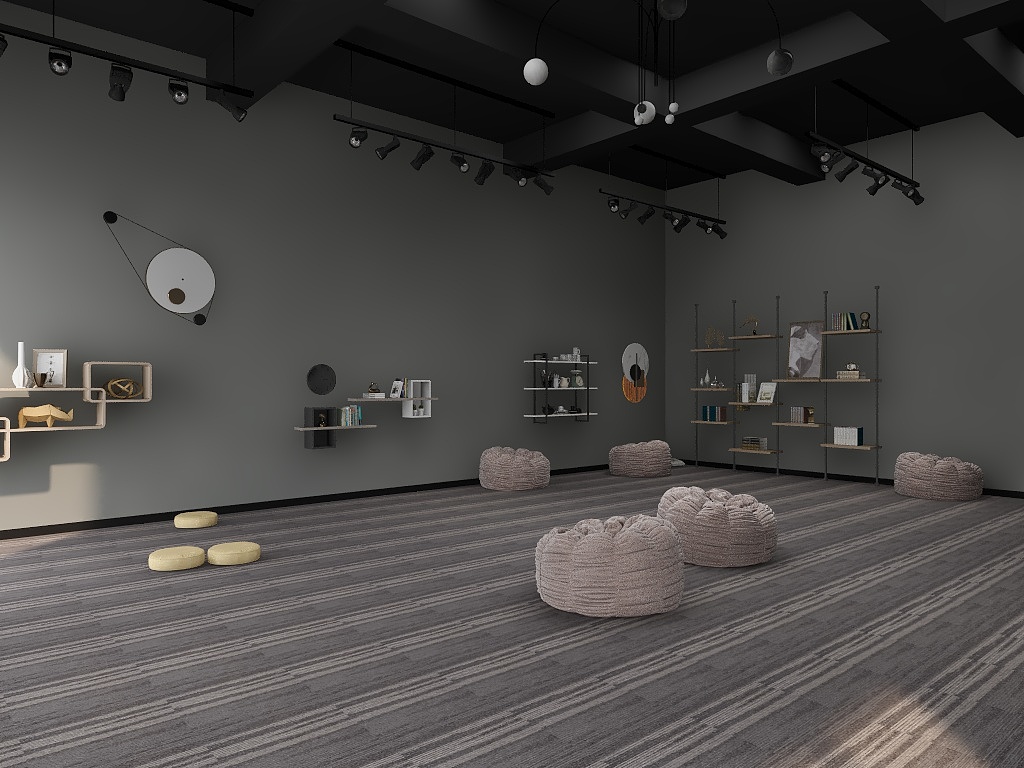 zero空间设计工作室-休闲厅-装修设计方案