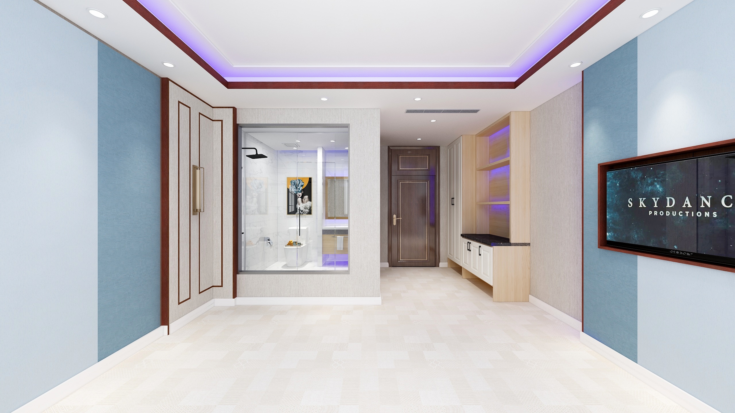 刘冠斌-民国温泉酒店单人间-装修设计方案