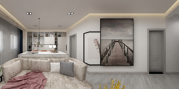 空间设计者-瑞和园89.50㎡B户型3室2厅1卫-装修设计方案