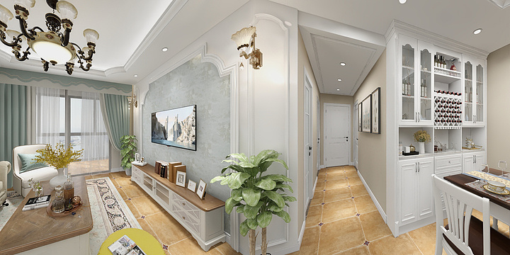 设计师向婷婷-临柏馨苑-装修设计方案