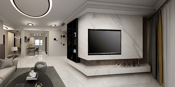 忱陌-五号公馆3-1-1901-装修设计方案