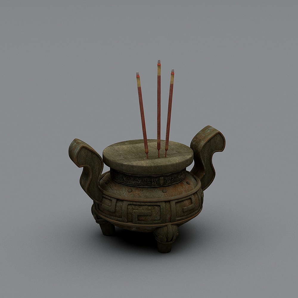 小众模型-香炉-5
