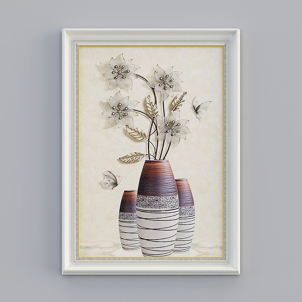 臣萱全屋配画-欧式玄关装饰画-洛可可-景物A