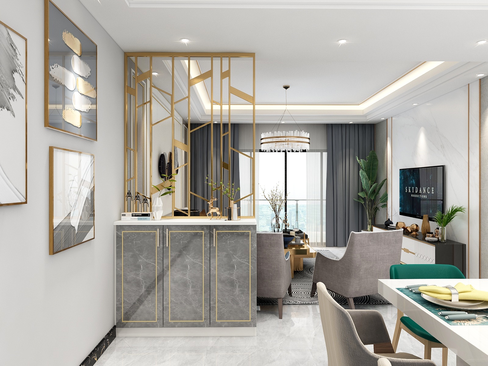 盲点Sunny-鼎艺-平城花园50-1401-装修设计方案