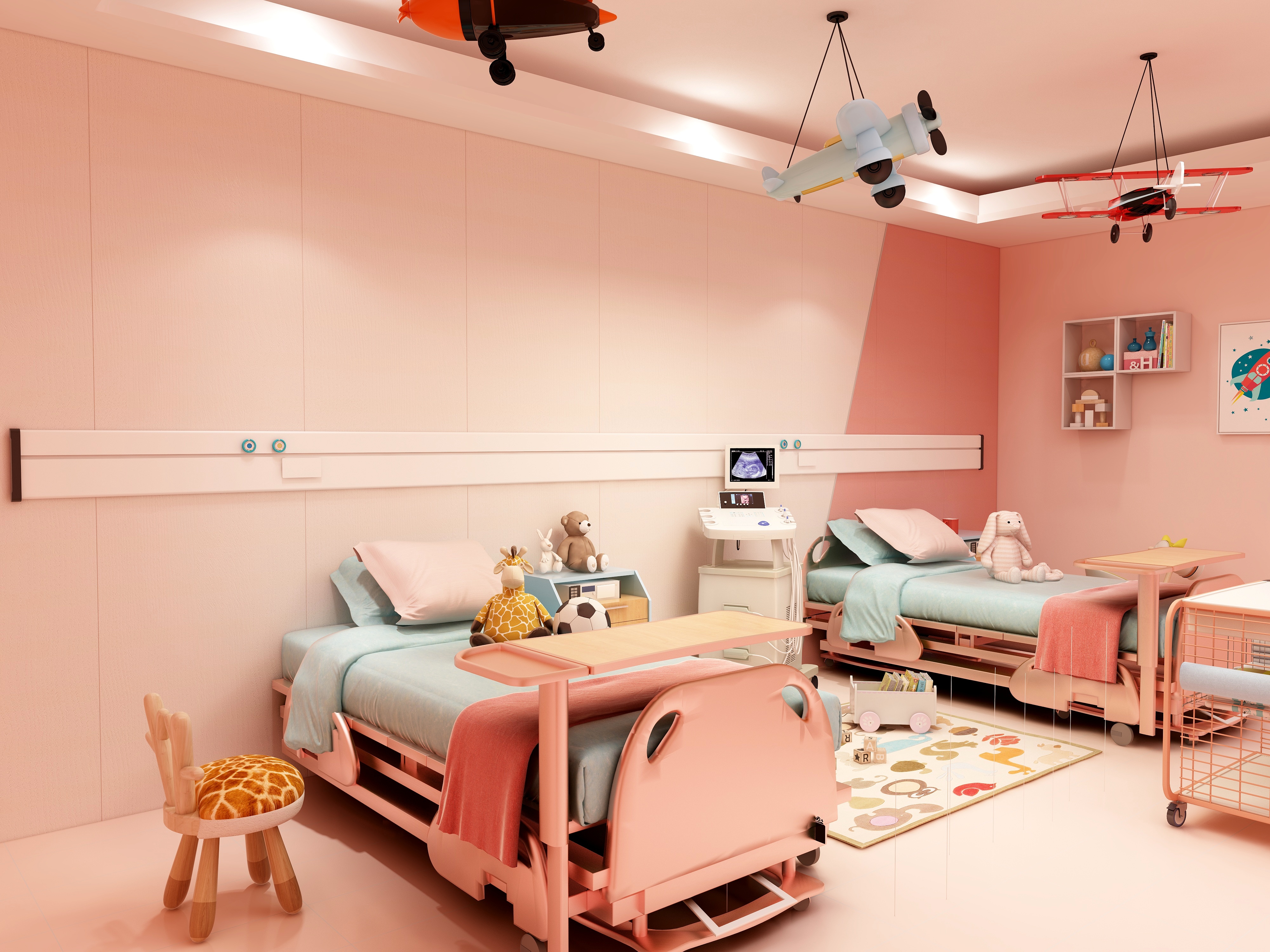 3D场景设计-晴杨儿童-装修设计方案