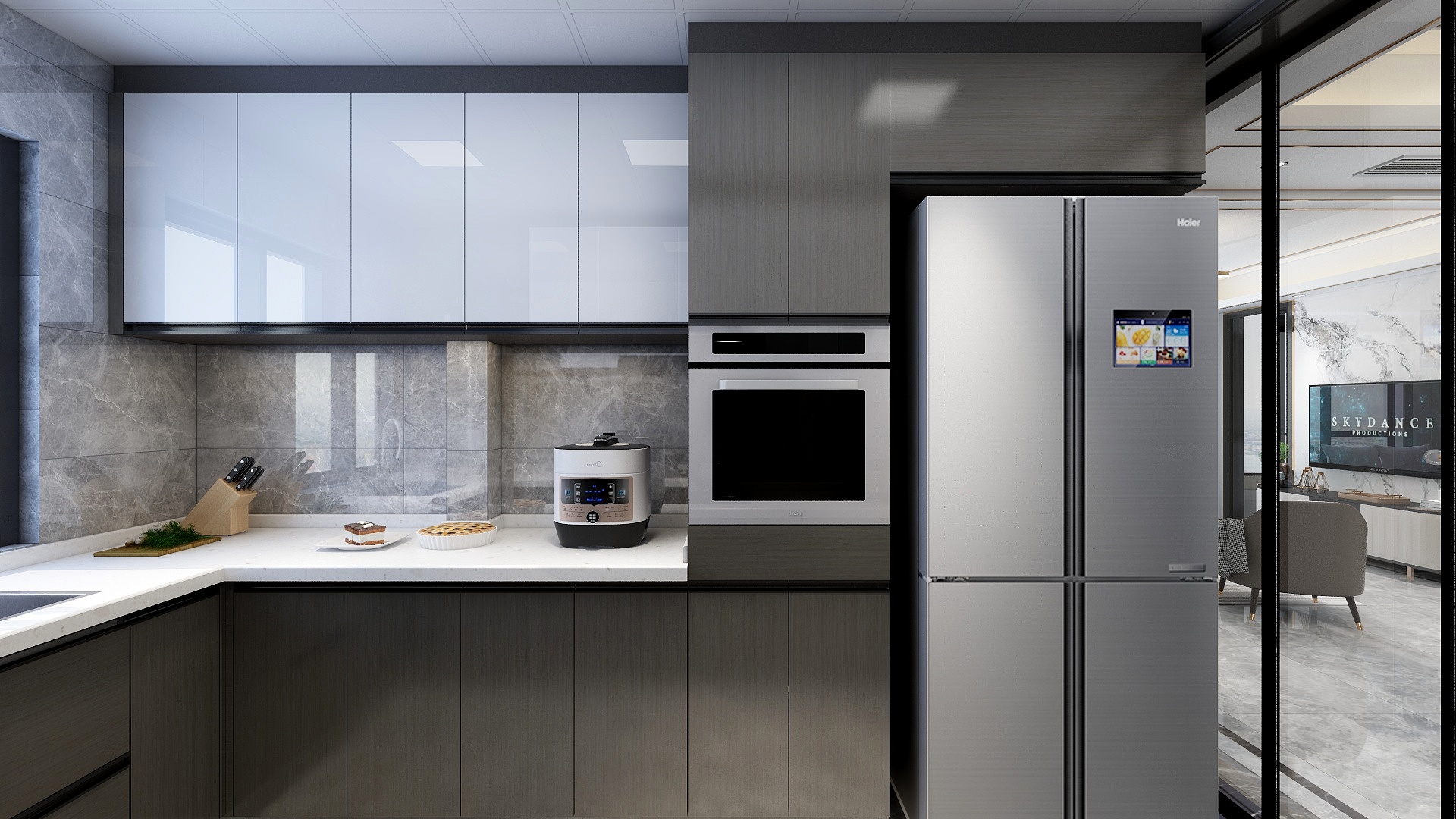 刘安明-T-御龙湾-现代轻奢装修效果图