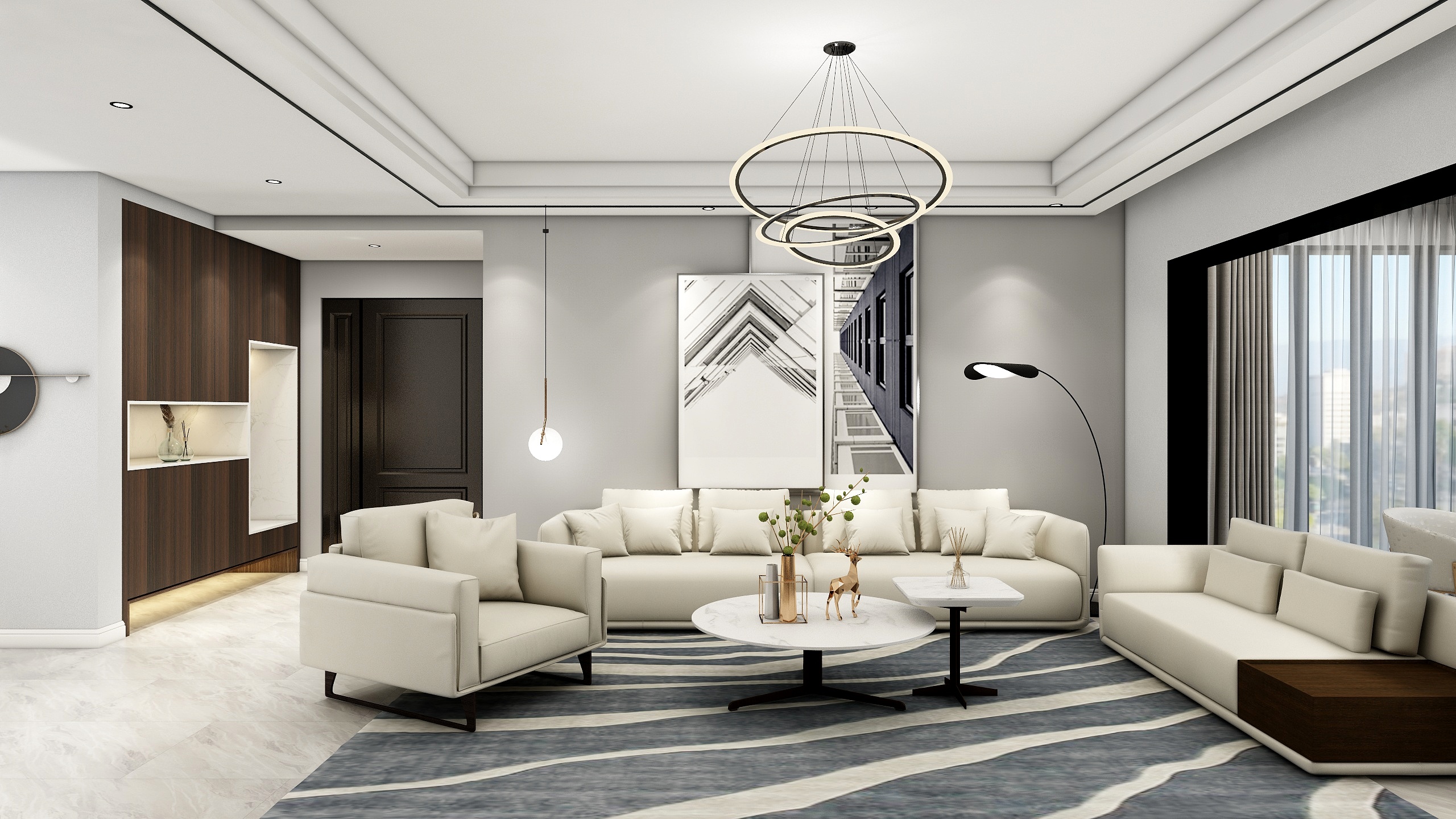 易霖-印象花溪190现代极简-装修设计方案