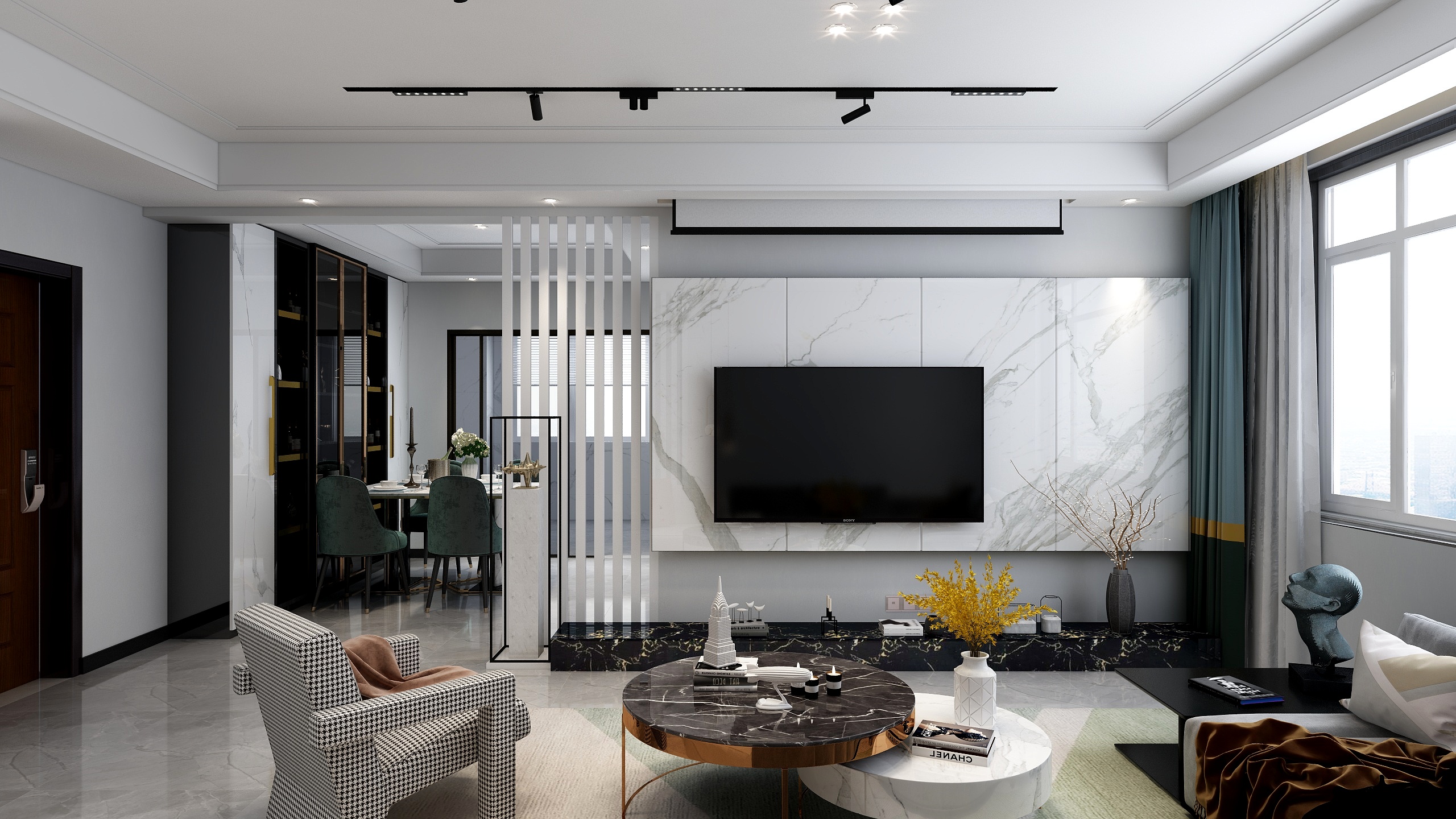 田东东设计师皇派全屋定制-合力园105-107平米A户型（107#1#201）-装修设计方案