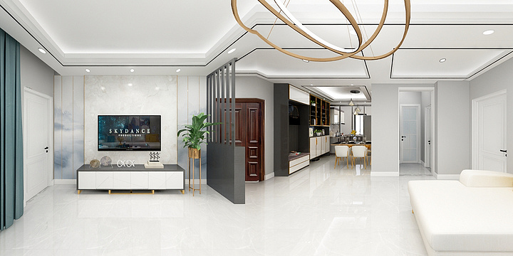 爱拉设计诗-辽宁营口-中天名邸-装修设计方案