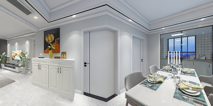 鼎峰装饰空间设计-新城润园11栋2单元701-装修设计方案