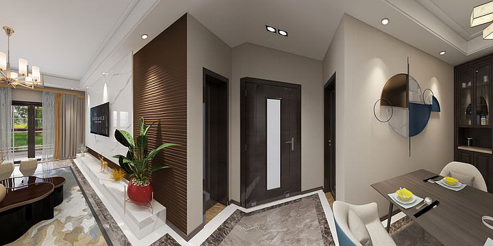 宿迁市华博建筑装饰有限公司-兰亭御城-装修设计方案