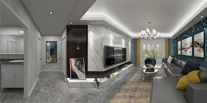 室內設計師曉翊-兰庭华府-装修设计方案