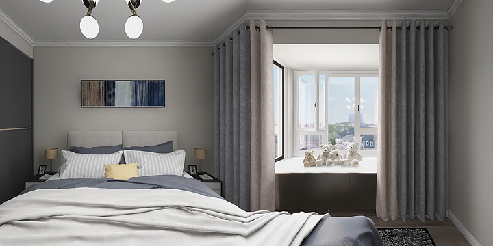 信胜装饰一阿信-霍邱法姬娜5栋501室-装修设计方案