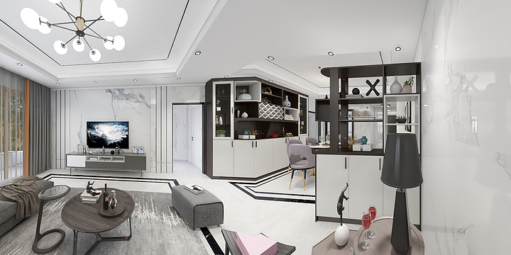 鑫宝源全屋家具定制-旺江花园C栋-902确定方案-装修设计方案