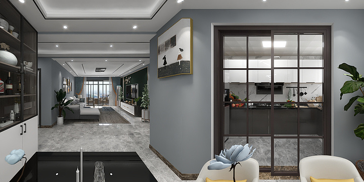 留枫-雨山府邸-现代-副本-装修设计方案