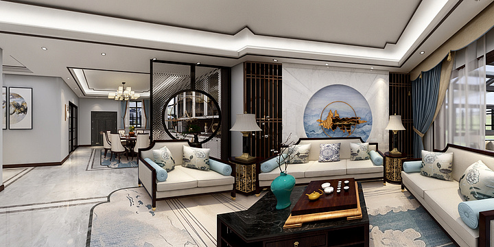 一米七的小胖子-陈姐龙城府雅居高端设计-副本-装修设计方案