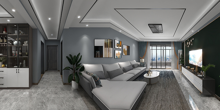 留枫-雨山府邸-现代-装修设计方案