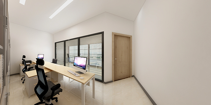 旭嵘建筑-川江池D97栋社区工作用房室-装修设计方案