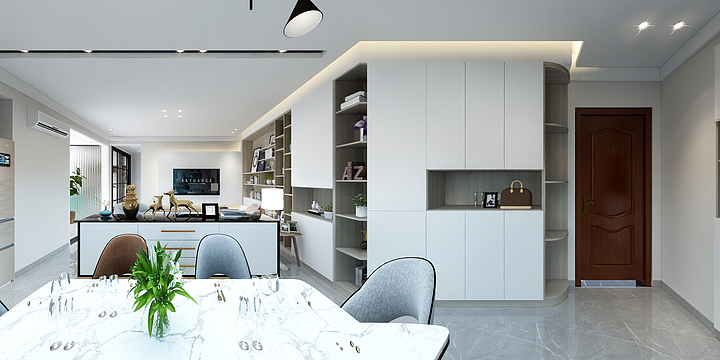 MrZstar-人才公寓—现代--无主灯—钟星-装修设计方案