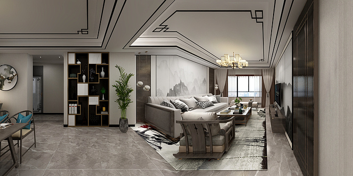 陌上沐歌-山语城-装修设计方案